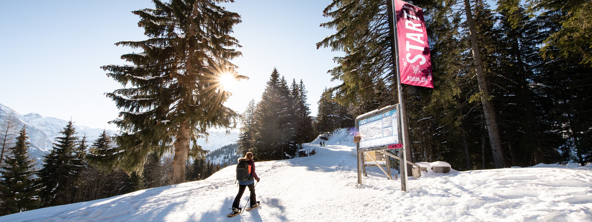 Winter sports : in the Region Dents du Midi